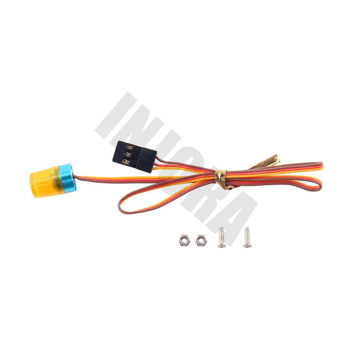 4PCS LED Lights Set, Strobing-blasting/Flashing/Rotating Mode for Tamiya Tractor