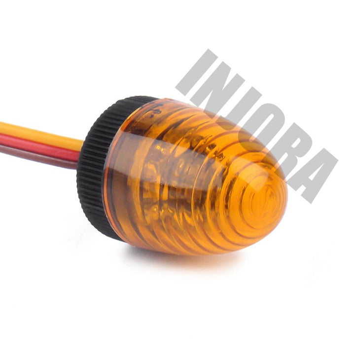 4PCS LED Lights Set, Strobing-blasting/Flashing/Rotating Mode for Tamiya Tractor