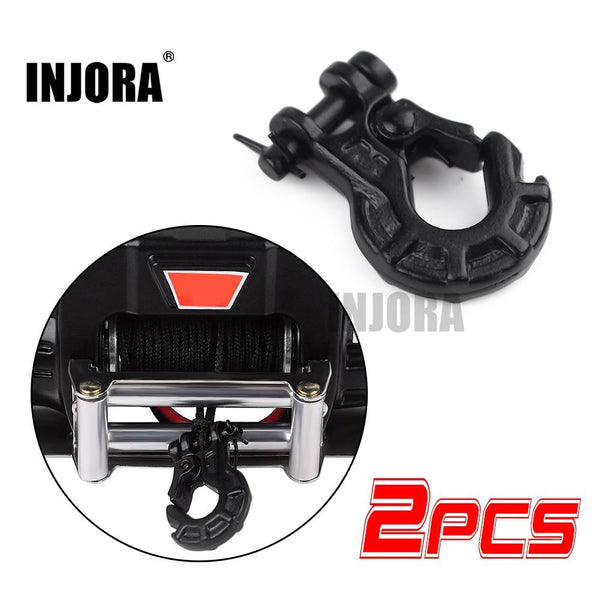 2pcs Metal Winch Hooks, 1/10 Scale Accessories for RC Crawler