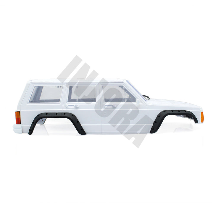313mm/12.3" Wheelbase White Cherokee Body Shell for 1/10 RC Crawler