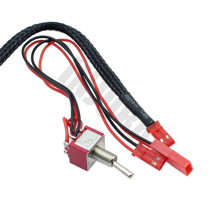 Metal Steel Wired Automatic Simulated Winch for 1/10 RC Crawler - INJORA