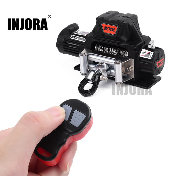 black Winch With Remote control front