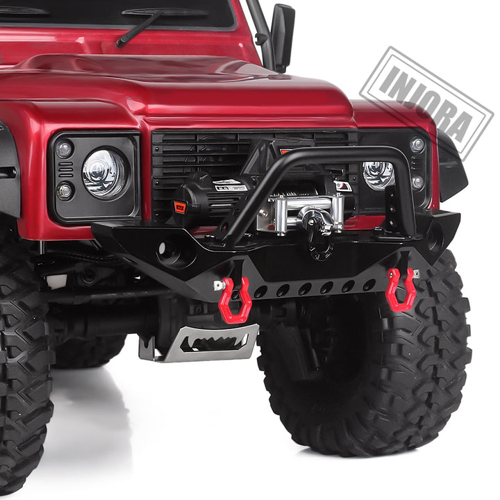black winch on a red traxxas trx4