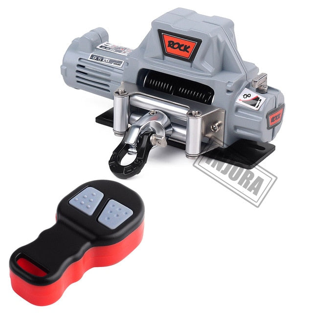 Grey Winch With Remote control front