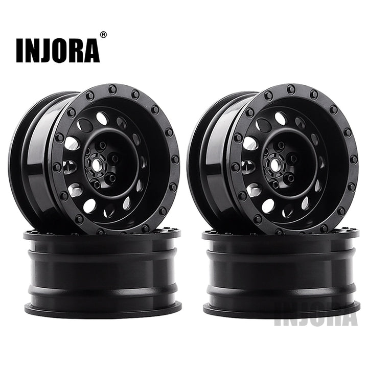 4PCS 1.9" 12-hole Plastic Beadlock Wheel Rims for 1/10 RC Rock Crawler
