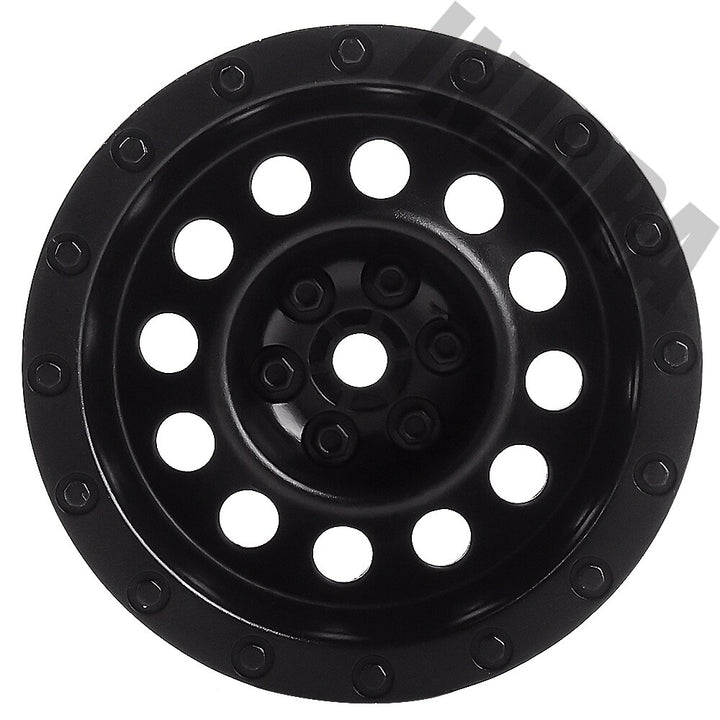 4PCS 1.9" 12-hole Plastic Beadlock Wheel Rims for 1/10 RC Rock Crawler