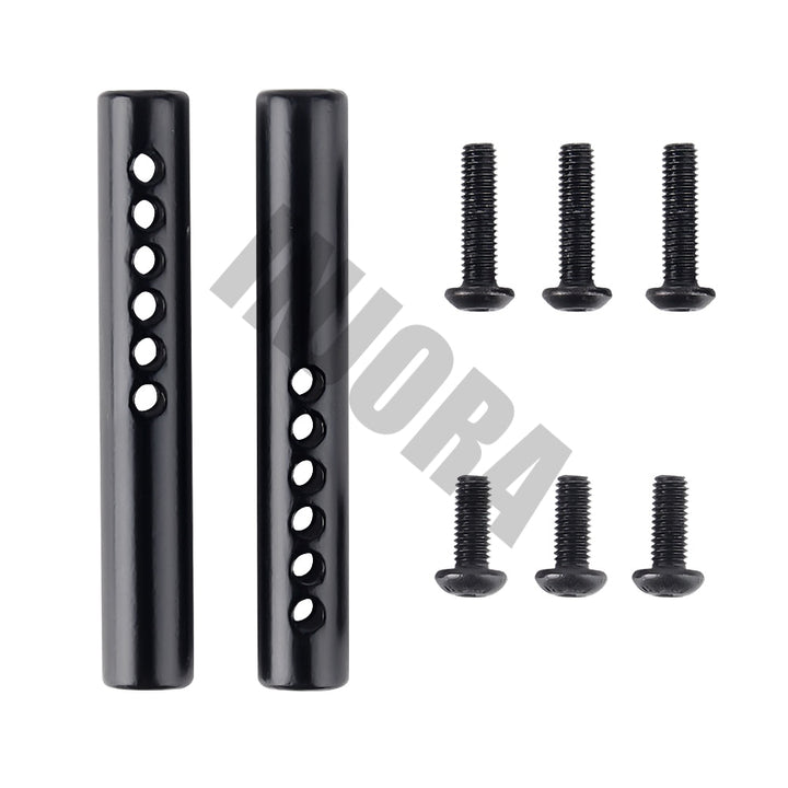 2PCS Metal Bumper Mount Holder Post with Screws for 1/10 RC Crawler