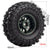 INJORA 4PCS/Set 1.9" 108*40mm Rubber Tires with Plastic Wheel Rims