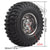 INJORA 4PCS/Set 1.9" 105*35mm Rubber Tires with Beadlock Metal Wheel Rims