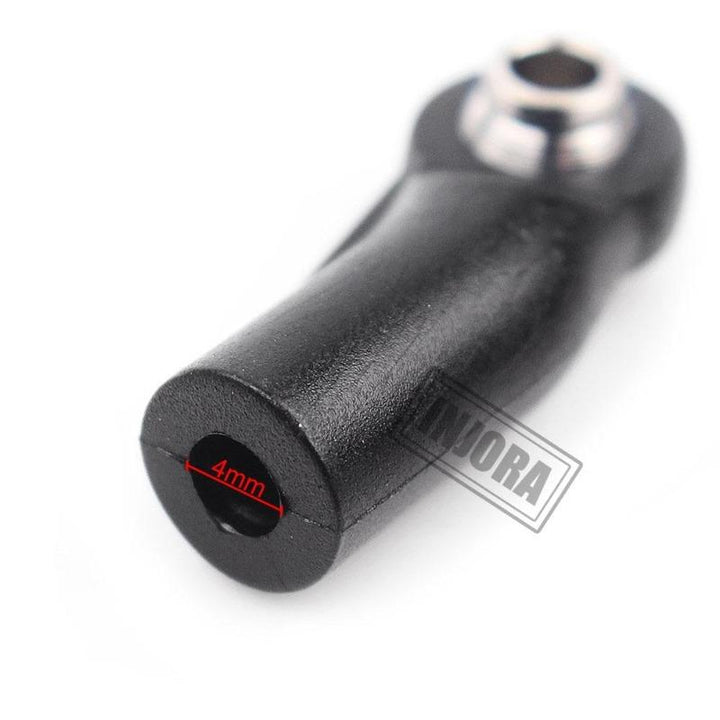 a curved Rod End Balls bottom with dimension marking