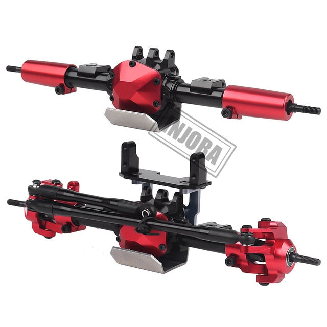 INJORA CNC Metal Front / Rear Axle with Protector for Axial