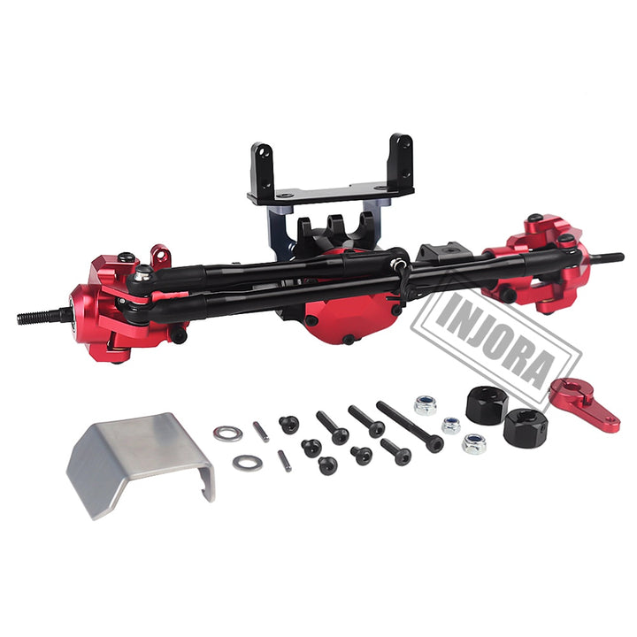 AUS 313mm Wheelbase Aluminum Alloy Front Rear Axles For SCX10 II 90046 9004 UE E - Foto 8