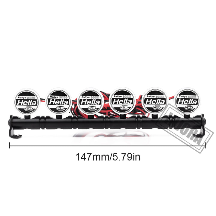 4/5/6-Light Roof LED Light Bar for 1/10 RC Car