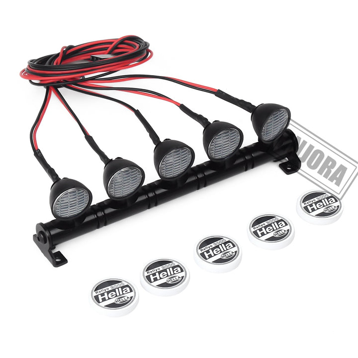 4/5/6-Light Roof LED Light Bar for 1/10 RC Car