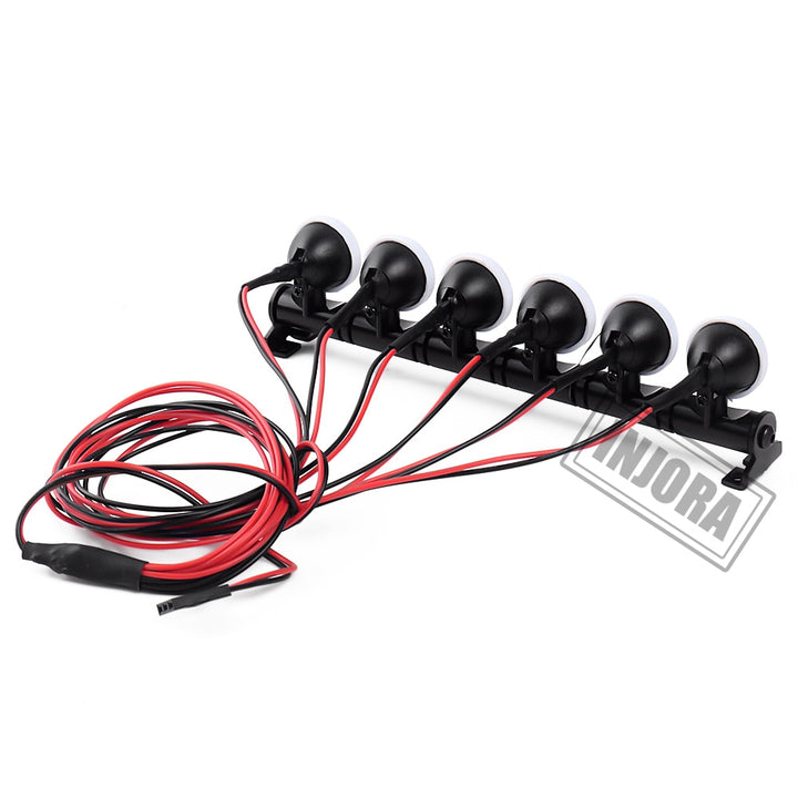 4/5/6-Light Roof LED Light Bar for 1/10 RC Car