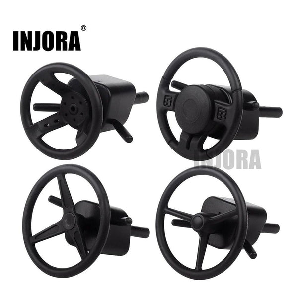 4 pcs different RC Car Steering Wheel with injora logo