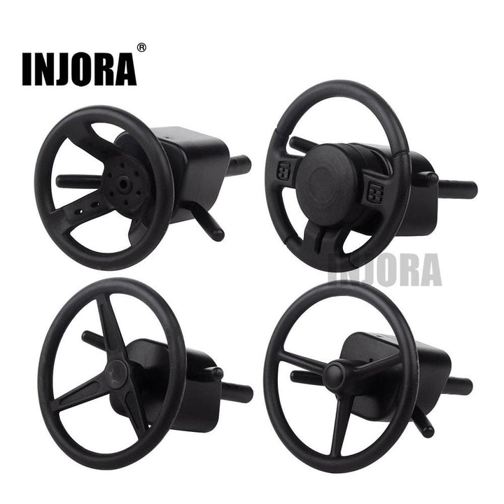 4 pcs different RC Car Steering Wheel with injora logo