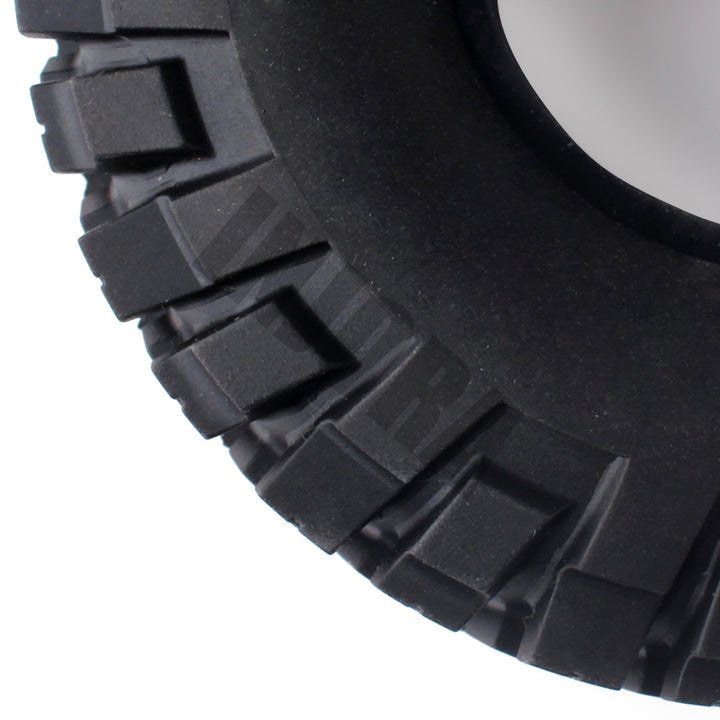 4PCS 1.9" 114*39mm Rubber Rocks Tyres / Wheel Tires for 1/10 RC Crawler