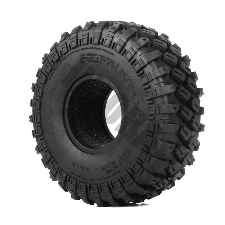 4PCS 1.9" 123*45mm Rubber Tyre Wheel Tires for 1/10 RC Rock Crawler