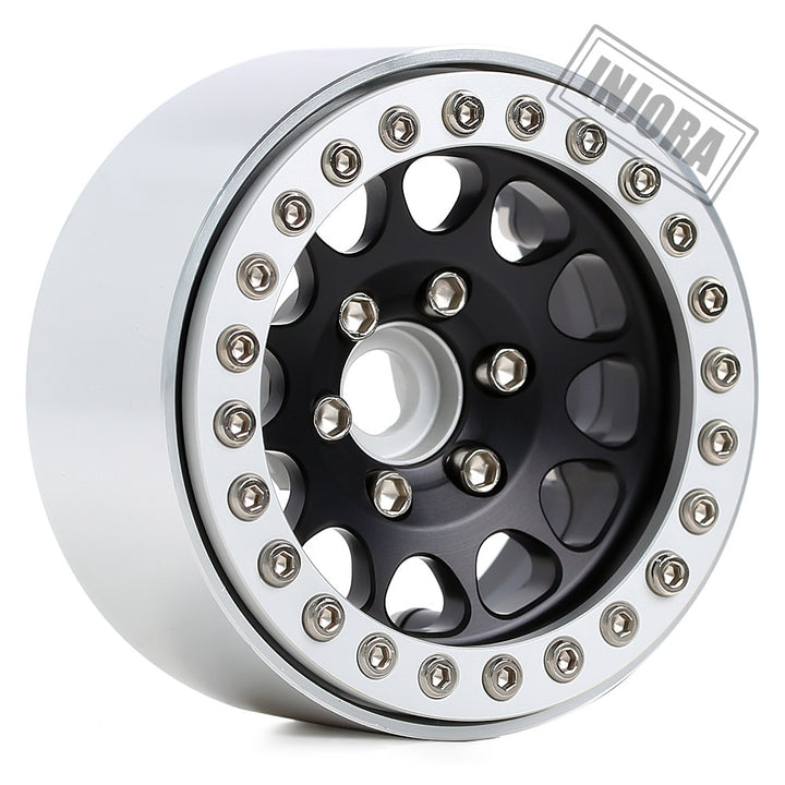 4PCS 1.9" Aluminum Alloy Beadlock Wheel Rims for 1/10 RC Crawler