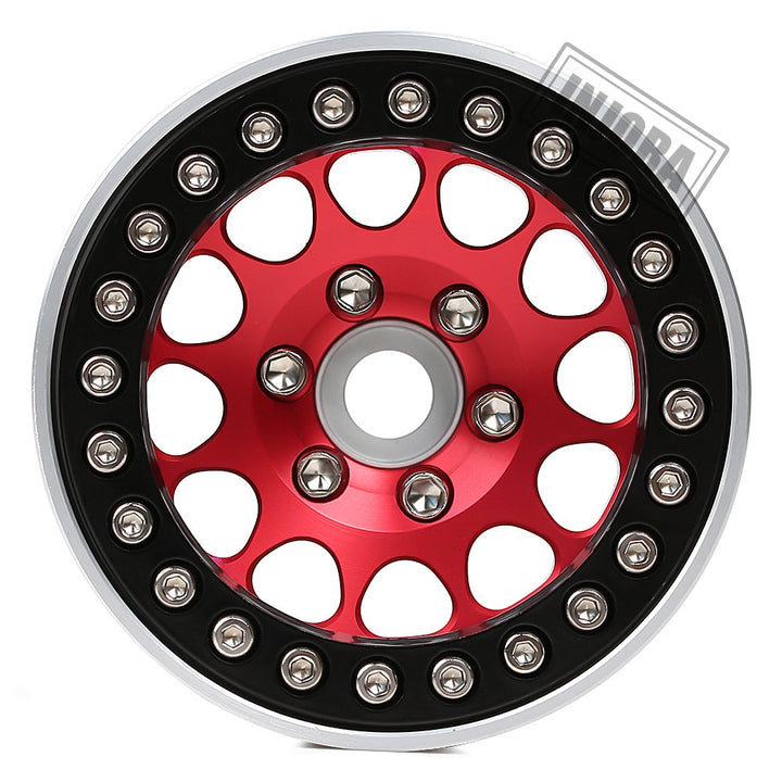 4PCS 1.9" Aluminum Alloy Beadlock Wheel Rims for 1/10 RC Crawler