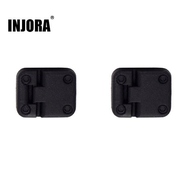 2PCS Black Plastic Car Door Hinge for Traxxas TRX-4