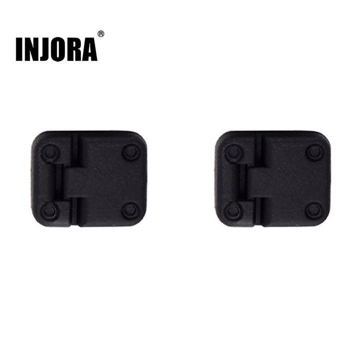 2PCS Black Plastic Car Door Hinge for Traxxas TRX-4