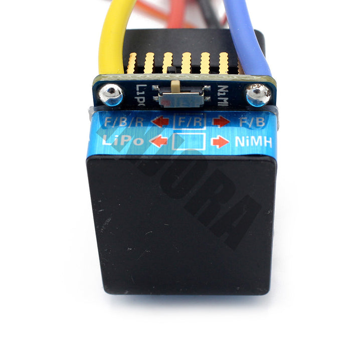 480A Waterproof Brushed ESC Speed Controller with 5V/3A BEC for 1/10 RC Crawler