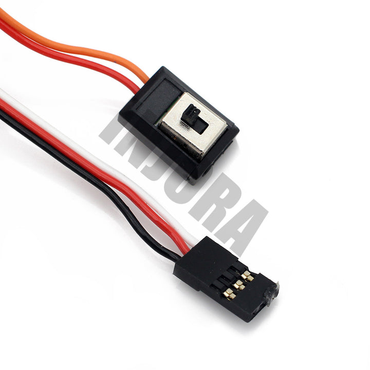 480A Waterproof Brushed ESC Speed Controller with 5V/3A BEC for 1/10 RC Crawler