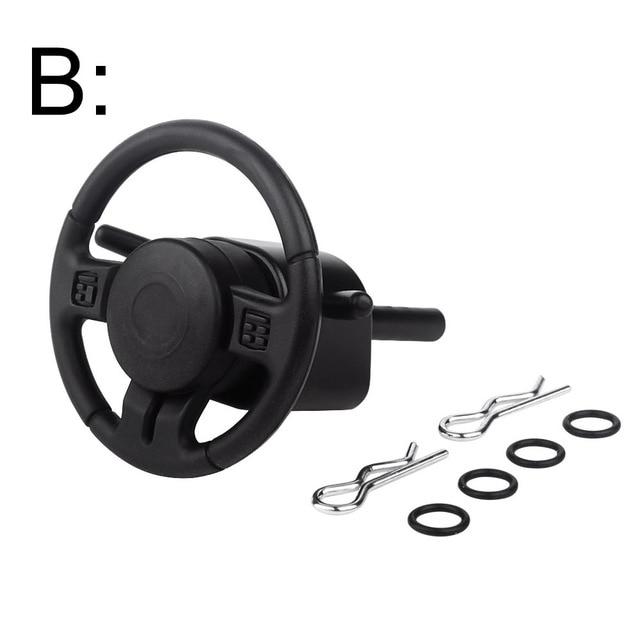 INJORA 1pc Plastic RC Car Steering Wheel, 1/10 Scale Accessories for R