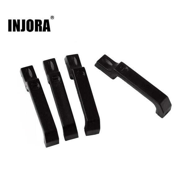 4PCS Black Door Handle for 1/10 RC Crawler Traxxas TRX-4 - INJORA