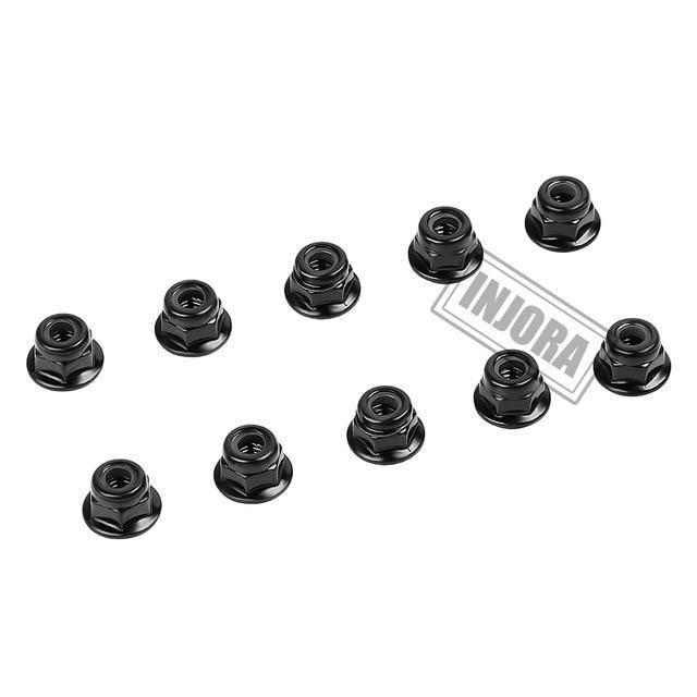 10PCS black Lock Nuts front