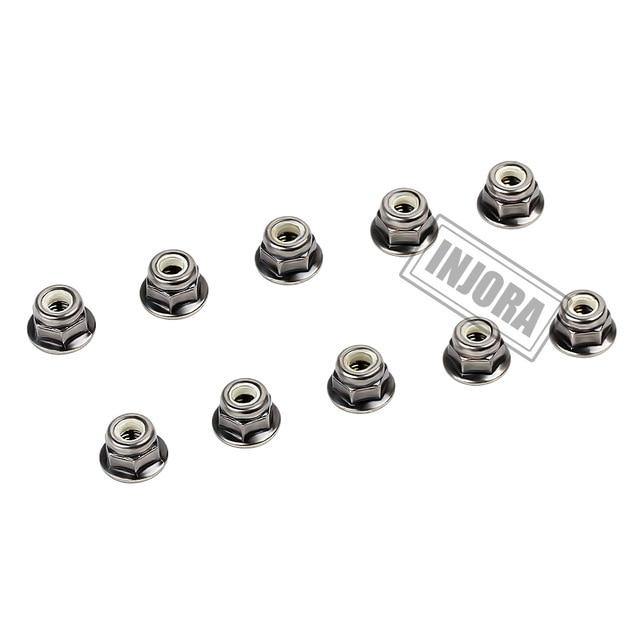 10PCS grey Lock Nuts front