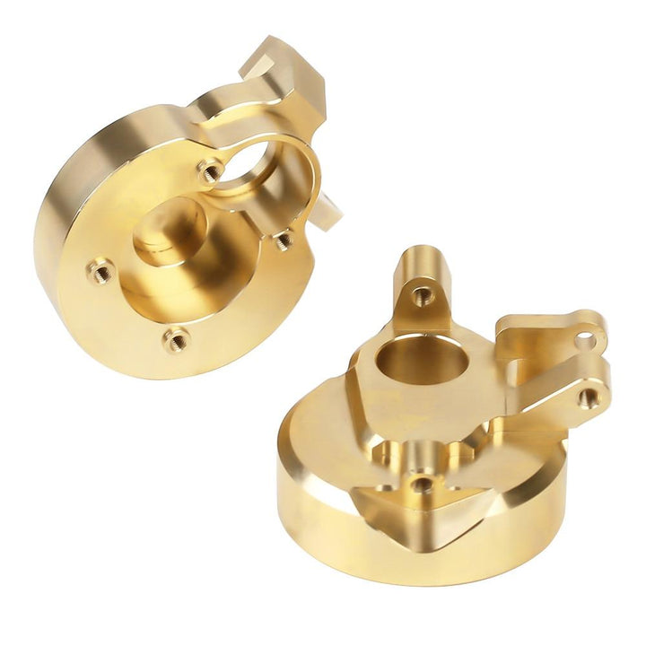 2PCS Brass Portal Steering Knuckle Housing Set for SCX10 III AXI03007