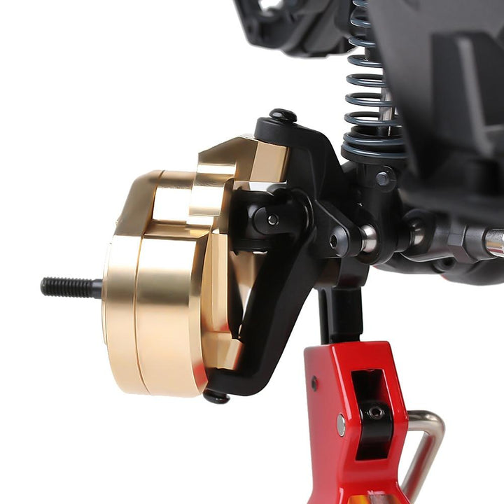 2PCS Brass Portal Steering Knuckle Housing Set for SCX10 III AXI03007