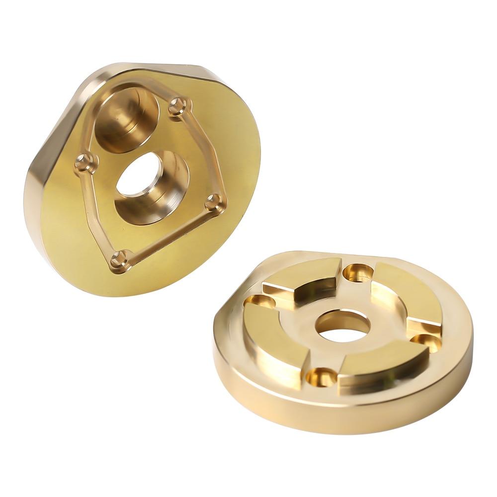 INJORA 2PCS 148g Brass Portal Steering Knuckle Housing for SCX10 III C