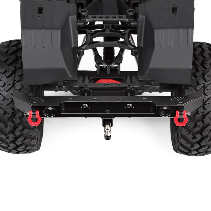 Metal Rear Bumper & Back Hitch Carrier Rack for SCX10 Jeep Wrangler - INJORA