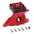 Red Motor Mount with Cooling Fan, and 6 screws