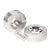 2PCS Silver Anodized Brass Brake Disc Weights for 1.9" 2.2" Wheels