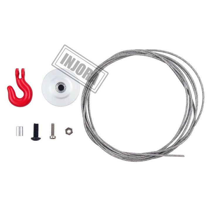 Metal Front Bumper Mount Servo Stand with 25T Servo Winch for TRX-4