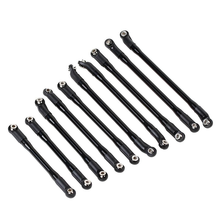 10 Pcs black Link with black Rod Ends left