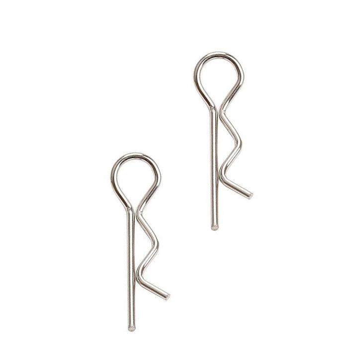 50Pcs Metal Body Shell R Clips Pin for 1/10 RC Model