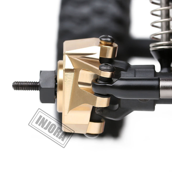 2PCS Brass Front AR44 Steering Knuckles for 1/10 RC Crawler