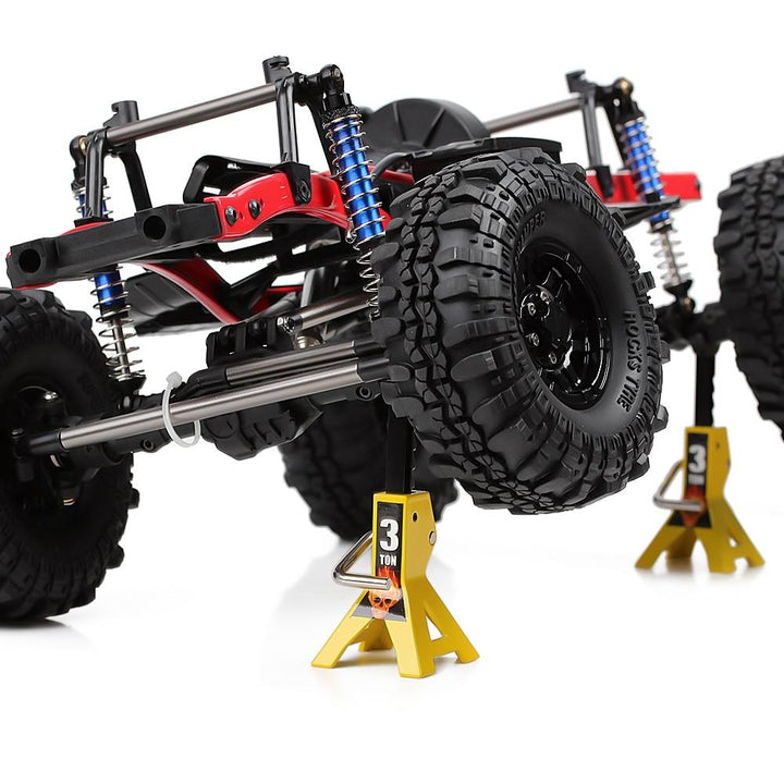 2pcs Metal Height Adjustable Jack Repair Stand for 1/10 RC Crawler