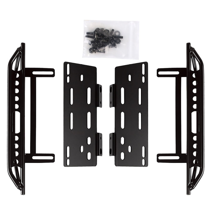 2PCS RC Car Rock Sliders Metal Pedal for Axial SCX10 II 90046