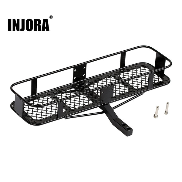INJORA Metal Rear Bumper Back Hitch Carrier for 1/10 RC Crawler