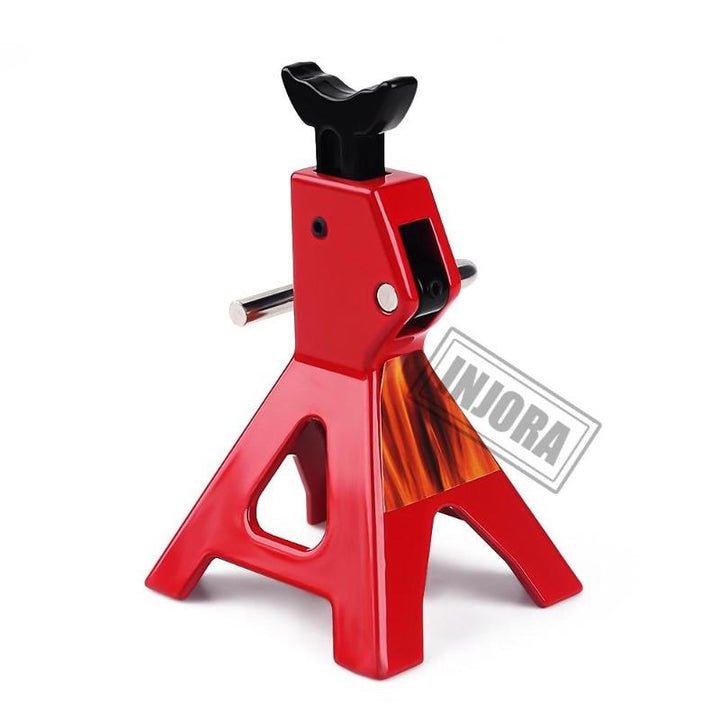 2pcs Mini Metal Height Adjustable Jack Stands for 1/10 RC Crawler