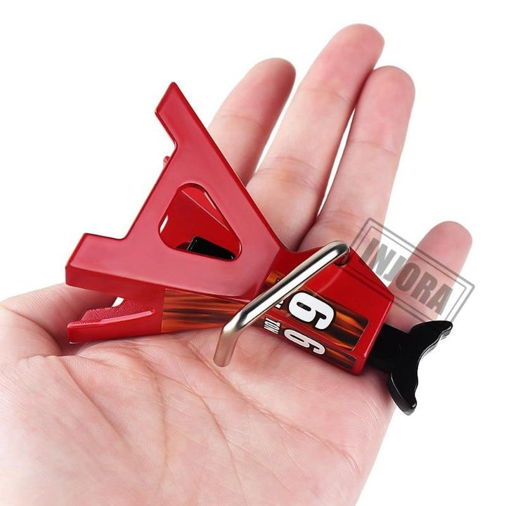2pcs Mini Metal Height Adjustable Jack Stands for 1/10 RC Crawler