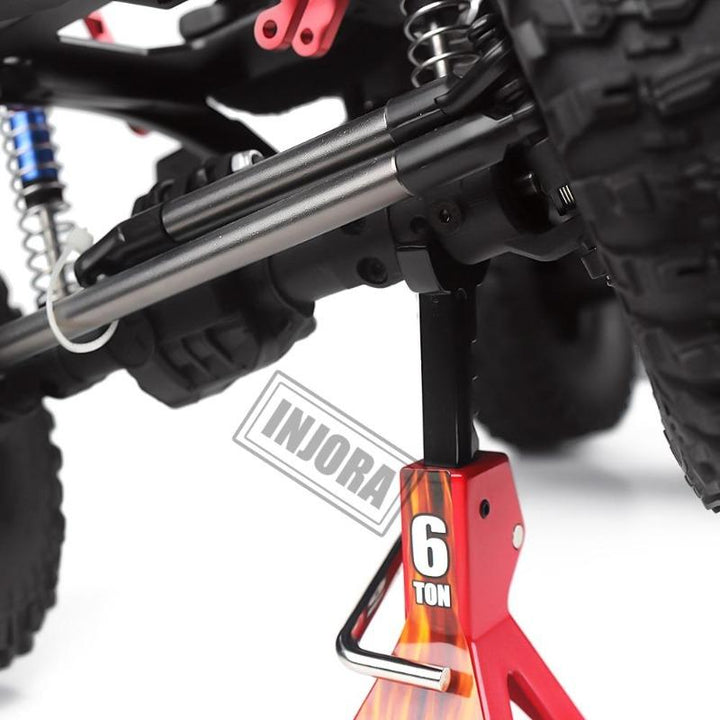 2pcs Mini Metal Height Adjustable Jack Stands for 1/10 RC Crawler
