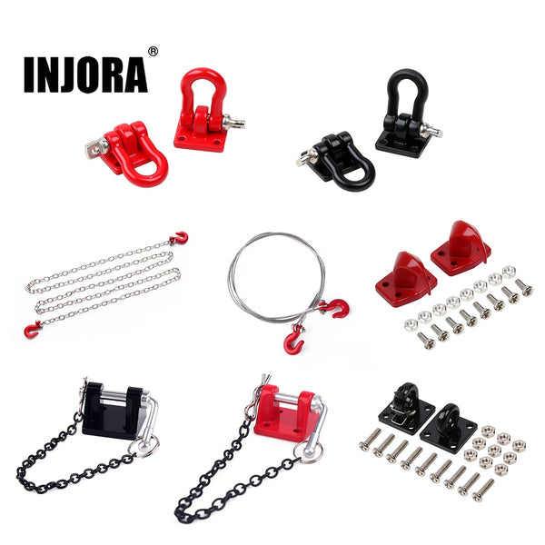 Metal Trailer Tow Hook Accessories for 1/10 RC Crawler
